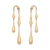 Fernando Jorge Fluid Gold Doubled Earrings